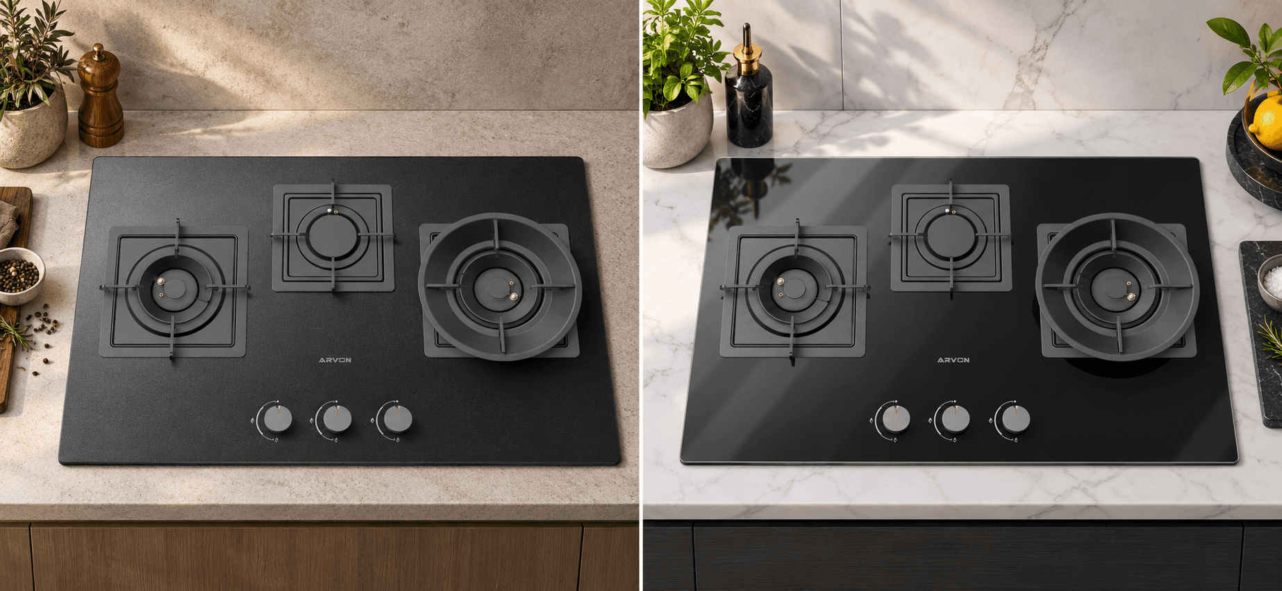 Matte Finish vs Glass Finish Gas Hob: Which Is Right for Your Kitchen?